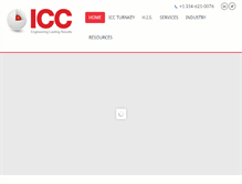 Tablet Screenshot of icc-inc.net